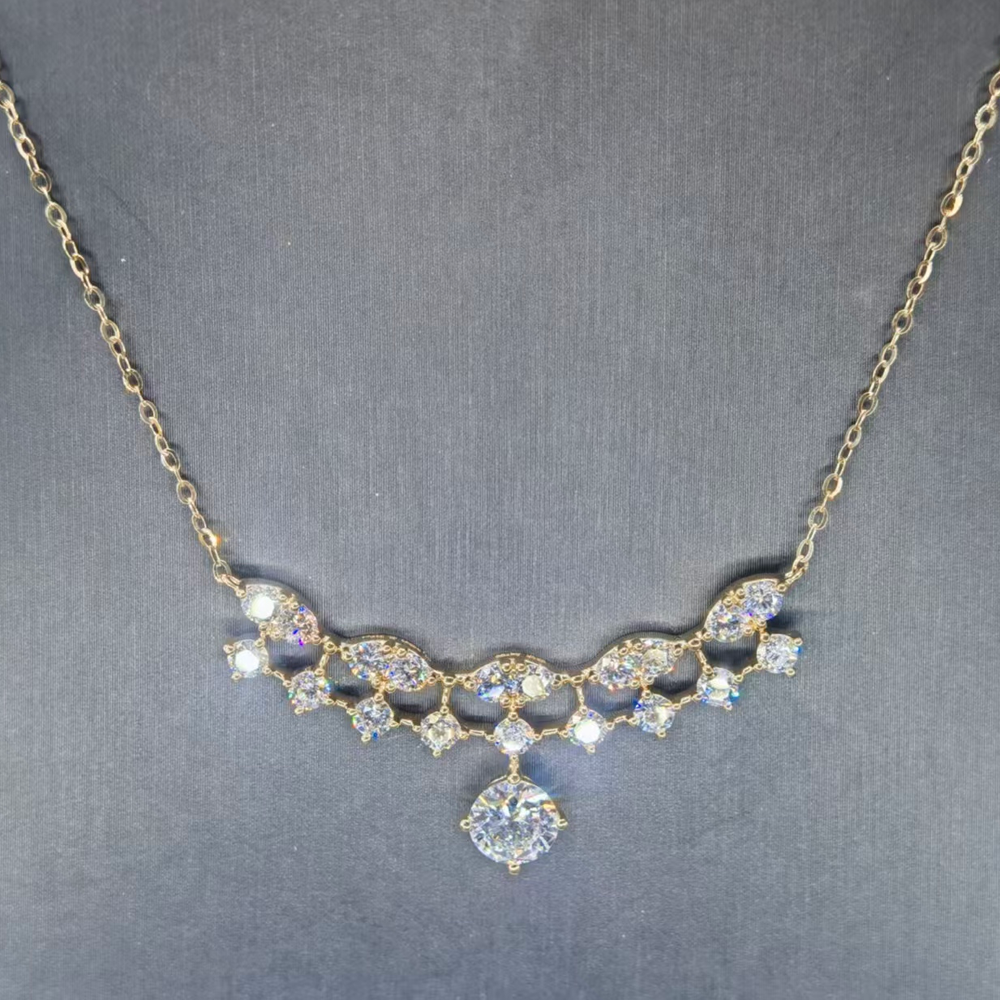 灿烂星河项链K黄