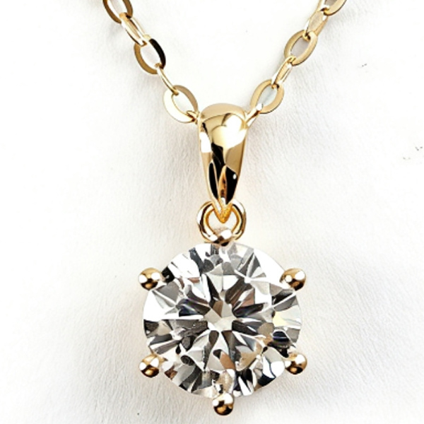 经典六爪项链K黄